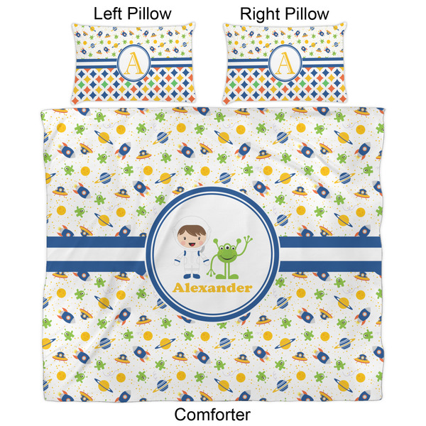 Boy's Space Themed Comforter Set - King - Approval