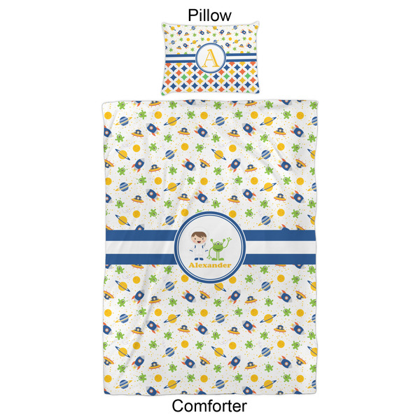 Boy's Space Themed Comforter Set - Twin XL - Approval