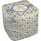 Boy's Space Themed Cube Poof Ottoman (Bottom)