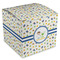Boy's Space Themed Cube Favor Gift Box - Front/Main