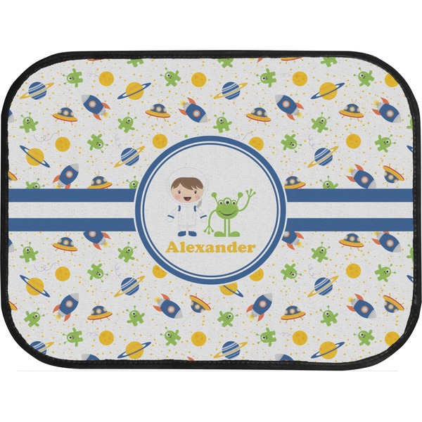 Boy's Space Themed Custom Car Floor Mats (Back Seat)