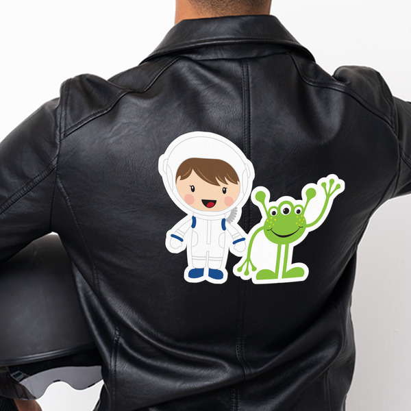 Boy's Space Themed Custom Shape Iron On Patches - XXXL - APPROVAL