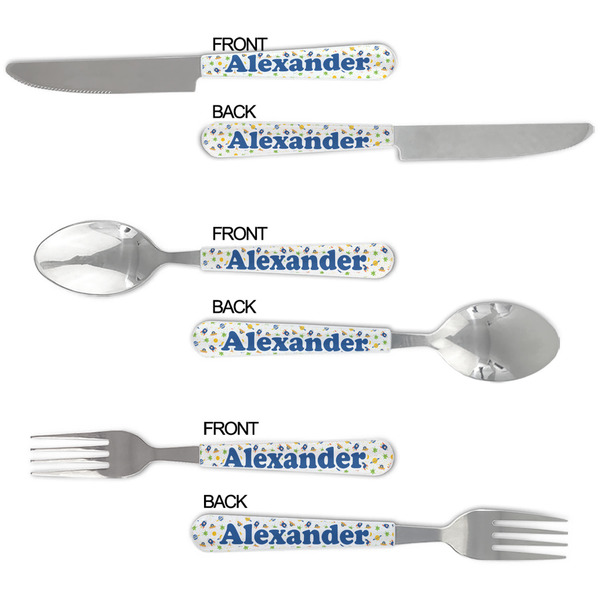 Boy's Space Themed Cutlery Set - APPROVAL