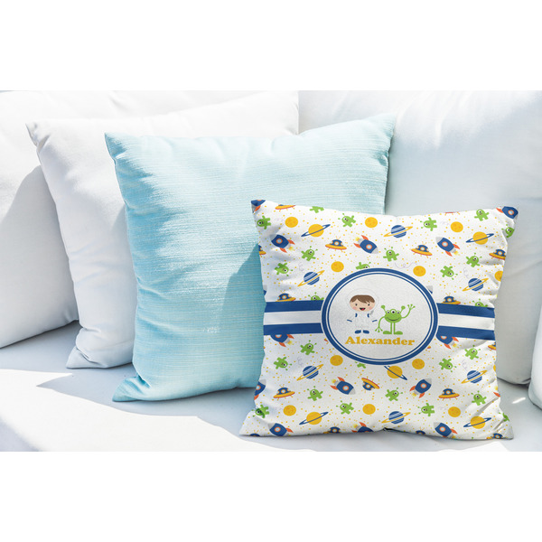 Boy's Space Themed Decorative Pillow Case - LIFESTYLE 2