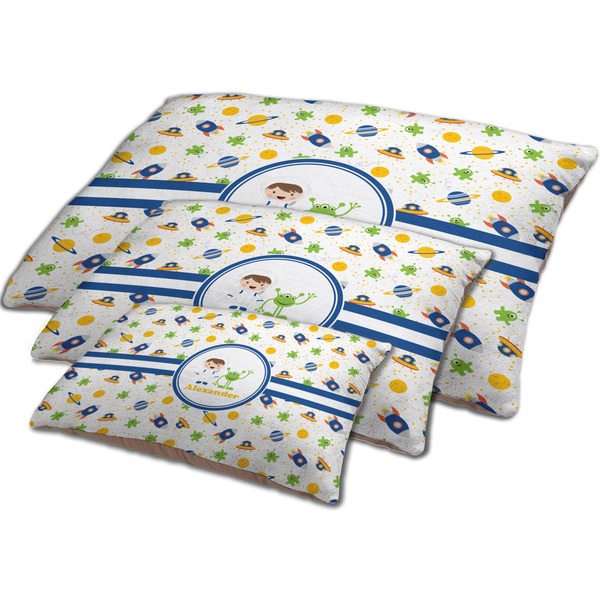 Boy's Space Themed Dog Beds - MAIN (sm, med, lrg)