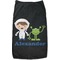 Boy's Space Themed Black Pet Shirt (Personalized)