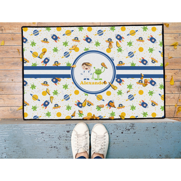 Boy's Space Themed Door Mat - LIFESTYLE (Med)