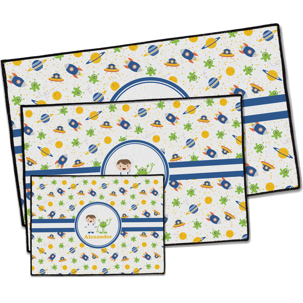Boy's Space Themed Door Mats - PARENT MAIN
