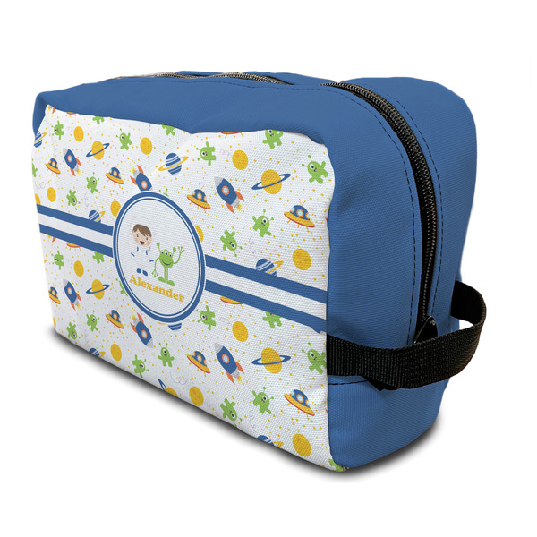 Custom Boy's Space Themed Toiletry Bag / Dopp Kit (Personalized)