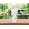 Boy's Space Themed Double Wall Tumbler with Straw Lifestyle