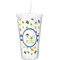 Boy's Space Themed Double Wall Tumbler with Straw (Personalized)