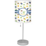 Boy's Space Themed 7" Drum Lamp with Shade Linen (Personalized)