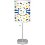 Boy's Space Themed Lamp with Drum Shade (Personalized)