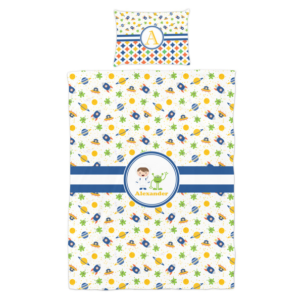 Boy's Space Themed Duvet Cover Set - Twin - Alt Approval
