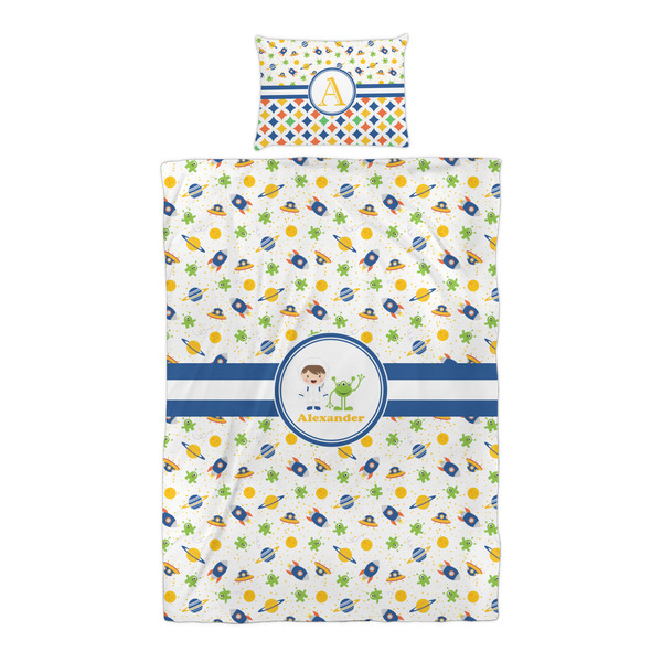 Boy's Space Themed Duvet Cover Set - Twin XL - Alt Approval