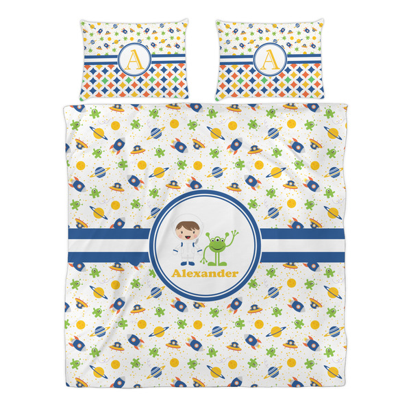 Boy's Space Themed Duvet cover Set - Queen - Alt Approval
