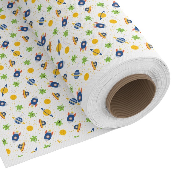 Custom Boy's Space Themed Fabric by the Yard - PIMA Combed Cotton