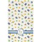 Boy's Space Themed Finger Tip Towel - Full View