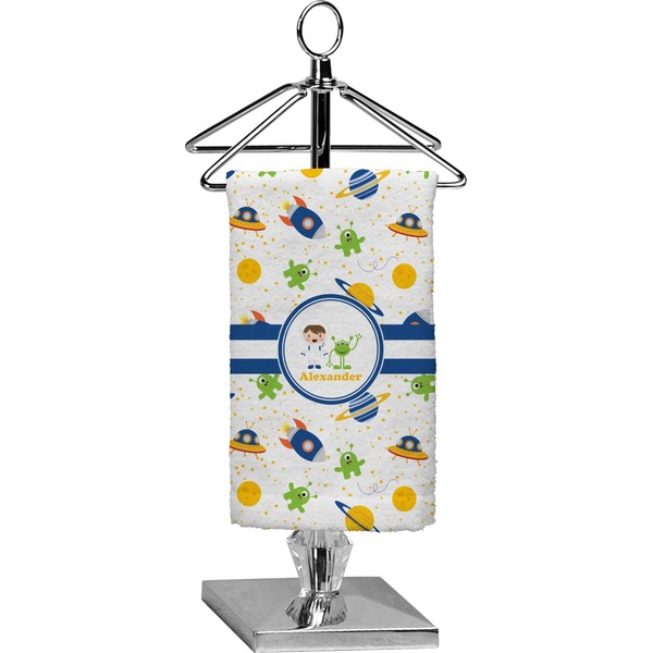 Custom Boy's Space Themed Finger Tip Towel - Full Print (Personalized)