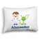 Boy's Space Themed Pillow Case - Standard - Graphic (Personalized)