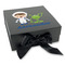 Boy's Space Themed Gift Boxes with Magnetic Lid - Black - Front (angle)
