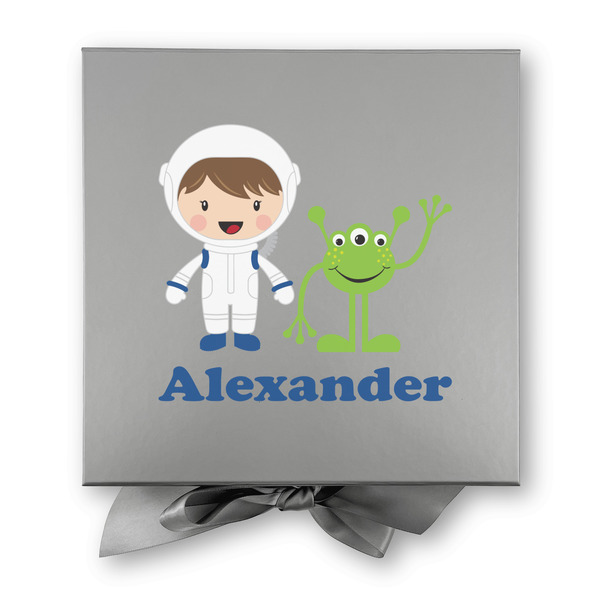 Boy's Space Themed Gift Boxes with Magnetic Lid - Silver - Approval