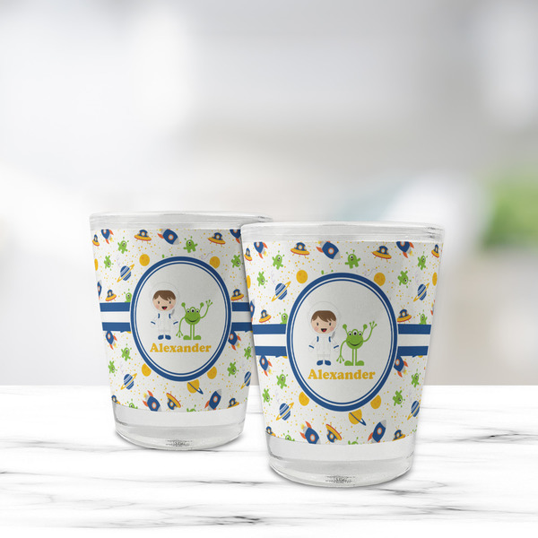 Boy's Space Themed Glass Shot Glass - Standard - LIFESTYLE