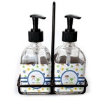 Boy's Space Themed Glass Soap & Lotion Bottles (Personalized)