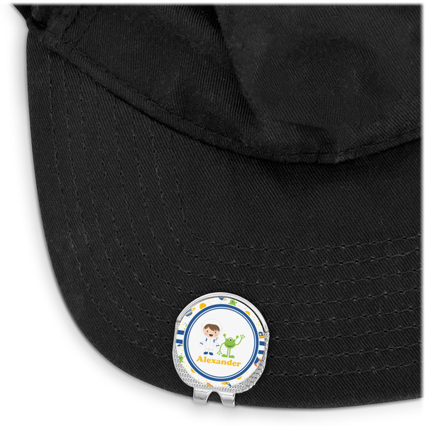Boy's Space Themed Golf Ball Marker Hat Clip - Main