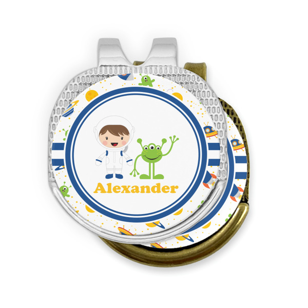 Boy's Space Themed Golf Ball Marker Hat Clip - PARENT/MAIN