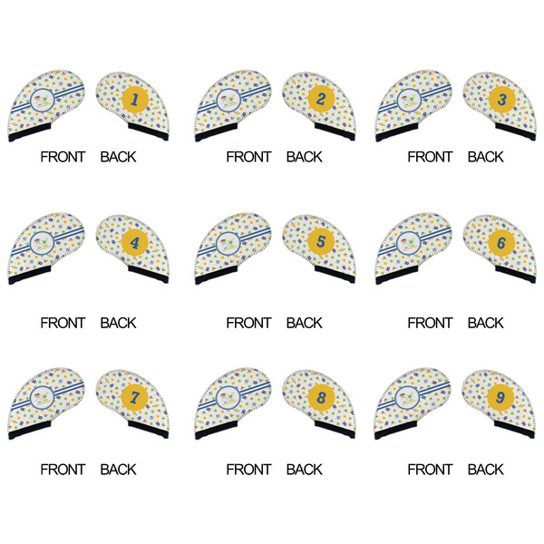 Boy's Space Themed Golf Club Covers - APPROVAL (set of 9)