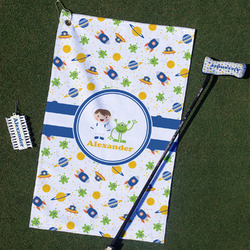 Boy's Space Themed Golf Towel Gift Set (Personalized)
