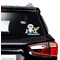 Boy's Space Themed Graphic Car Decal (On Car Window)