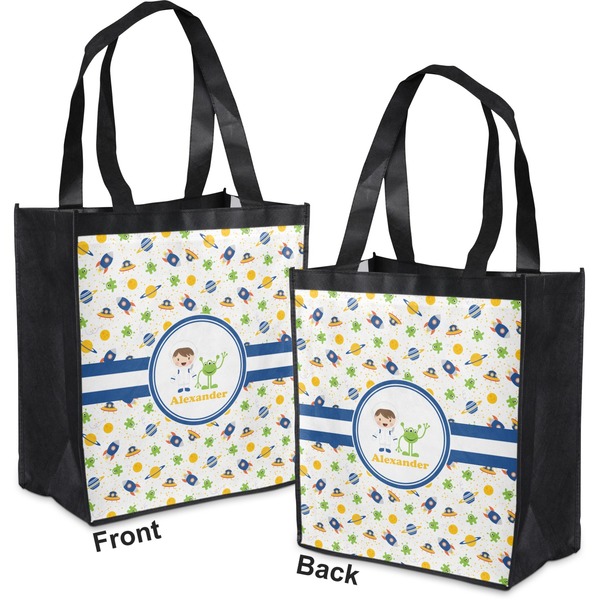 Boy's Space Themed Grocery Bag - Apvl