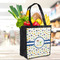 Boy's Space Themed Grocery Bag - LIFESTYLE