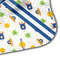 Boy's Space Themed Hooded Baby Towel- Detail Corner