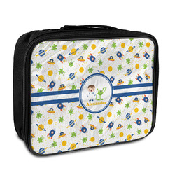Boy's Space Themed Insulated Lunch Bag (Personalized)