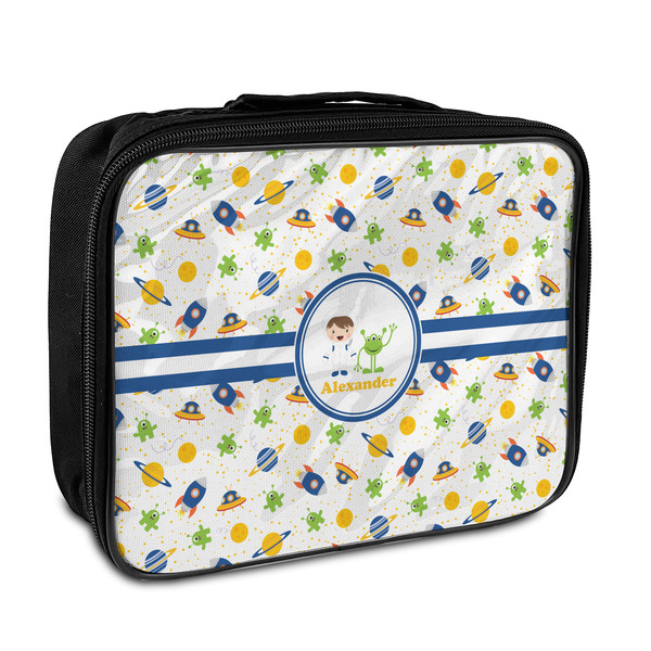 Custom Boy's Space Themed Insulated Lunch Bag (Personalized)