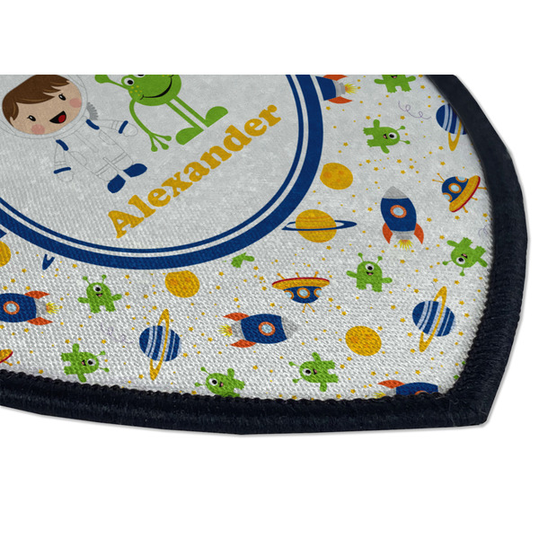Boy's Space Themed Iron on Shield 3 Detail