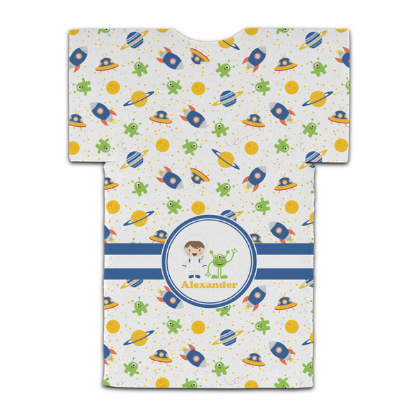 Boy's Space Themed Jersey Bottle Cooler - BACK (flat)