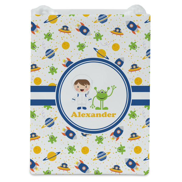 Boy's Space Themed Jewelry Gift Bag - Gloss - Front