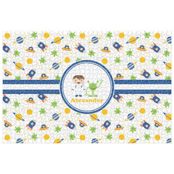Boy's Space Themed Jigsaw Puzzle - 1000-piece (Personalized)