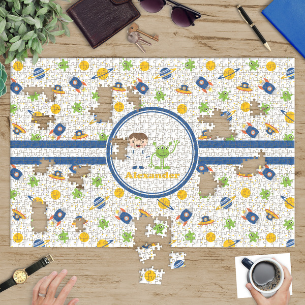 Boy's Space Themed Jigsaw Puzzle 1014 Piece - In Context