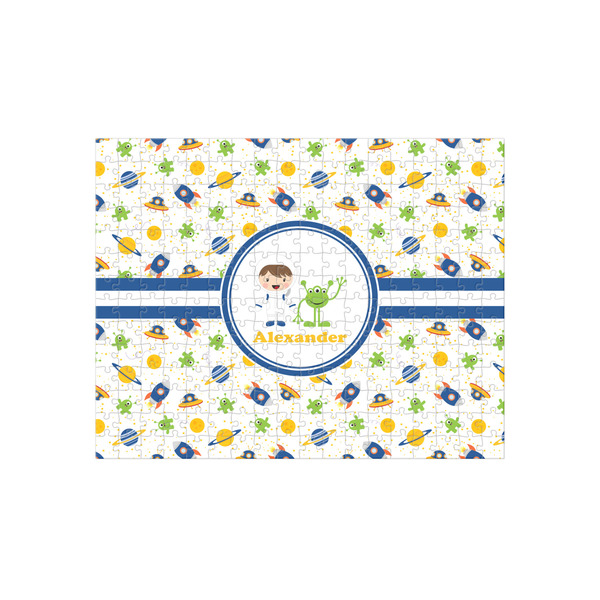 Custom Boy's Space Themed 252 pc Jigsaw Puzzle (Personalized)