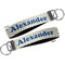 Boy's Space Themed Key-chain - Metal and Nylon - Front and Back