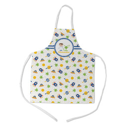 Boy's Space Themed Kid's Apron w/ Name or Text