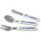 Boy's Space Themed Kid's Flatware (Personalized)