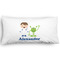 Boy's Space Themed King Pillow Case - FRONT (partial print)