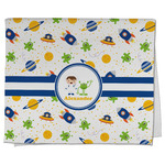 Boy's Space Themed Kitchen Towel - Poly Cotton w/ Name or Text