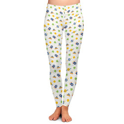 Boy's Space Themed Ladies Leggings - Small